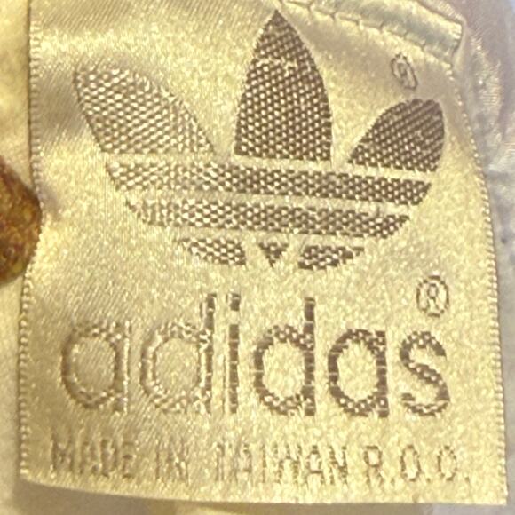 Adidas Lightweight Zip Up Script Print Silky Jacket Size L/XL - Picture 8 of 11